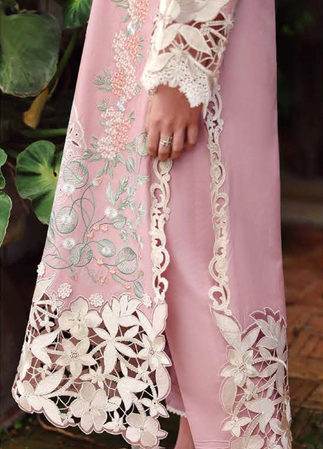 The Secret Garden by Mushq Unstitched Embroidered Lawn 3 Piece Suit MU26ULSG Secret Petals HUNSS260210 - Festive Collection