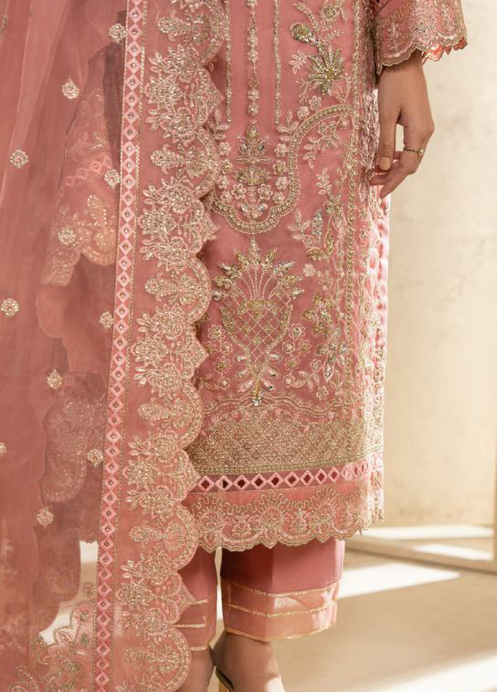Azira by Gulaal Unstitched Luxury Embroidered Organza 3 piece GL25AF LFU-03 Zafeera - Formals Collection