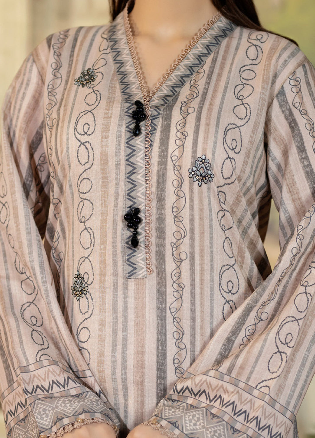 Regalia Textile Unstitched Embroidered Lawn 3 Piece Suit RG26EUS D-3 - Summer Collection