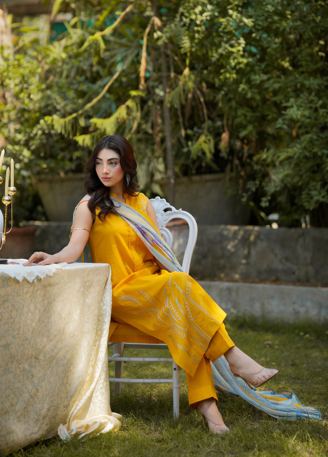 Daily Luxe by Huma Gul Unstitched Printed Lawn 3 Piece Suit RAHAHG-1101 - Casual Collection