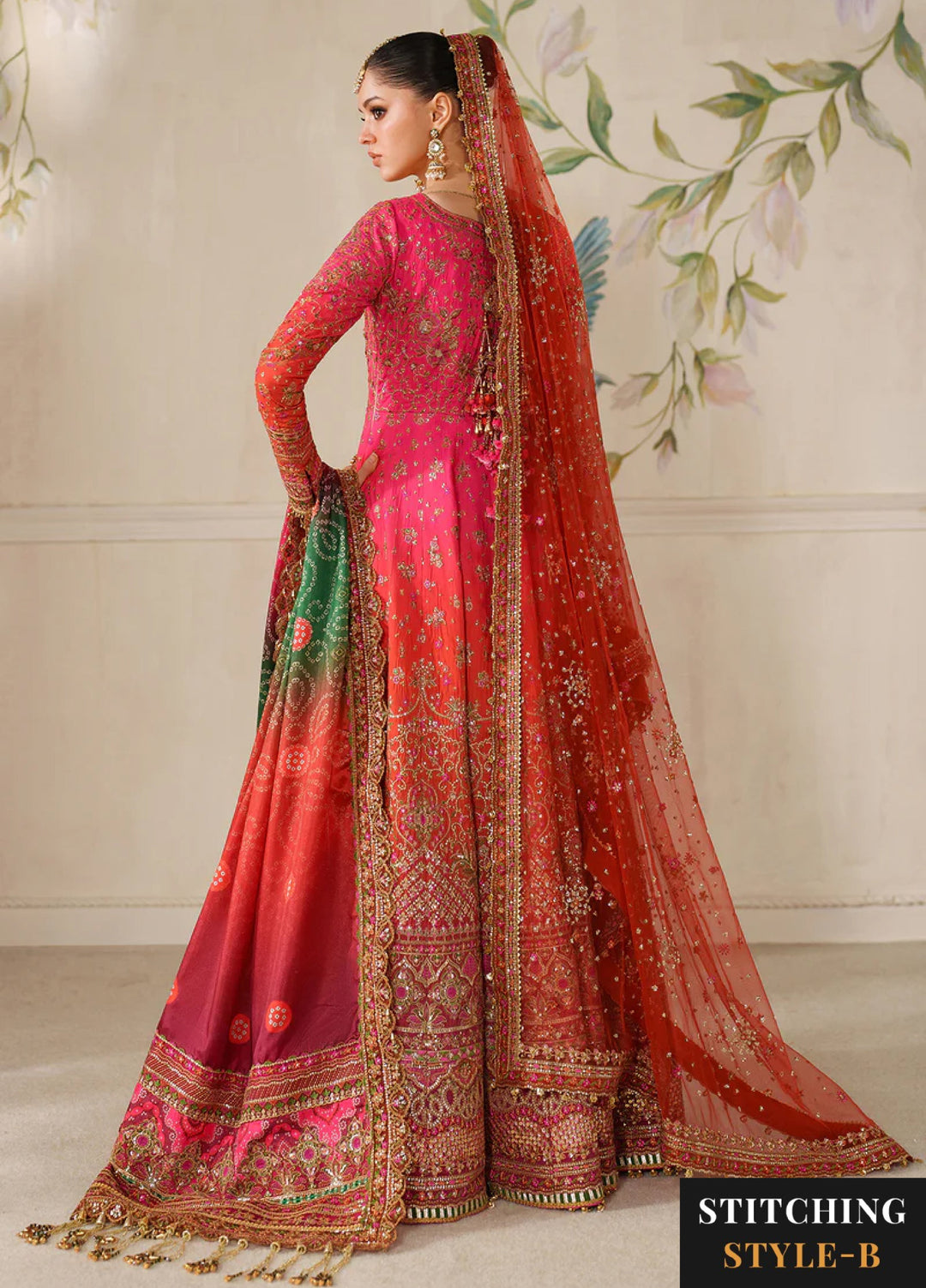 Chantelle by Baroque Unstitched Embroidered Raw Silk 3 Piece Suit BQ26UCF V14-D03 - Festive Collection