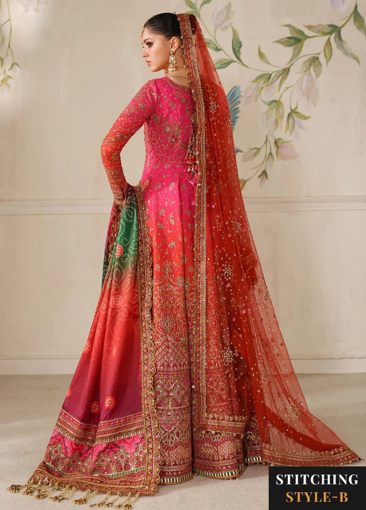 Chantelle by Baroque Unstitched Embroidered Raw Silk 3 Piece Suit BQ26UCF V14-D03 - Festive Collection