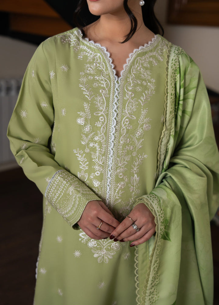 Neeshay Winter Reverie Unstitched Karandi Embroidered Suits 3 Piece NSH25WR Virsine - Winter Collection