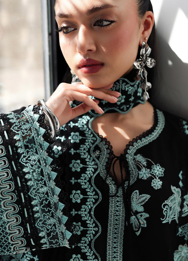 Q Line by Qalamkar Unstitched Embroidered Lawn 3 Piece Suit QLK26ULQ SANA QKL-6 - Festive Collection