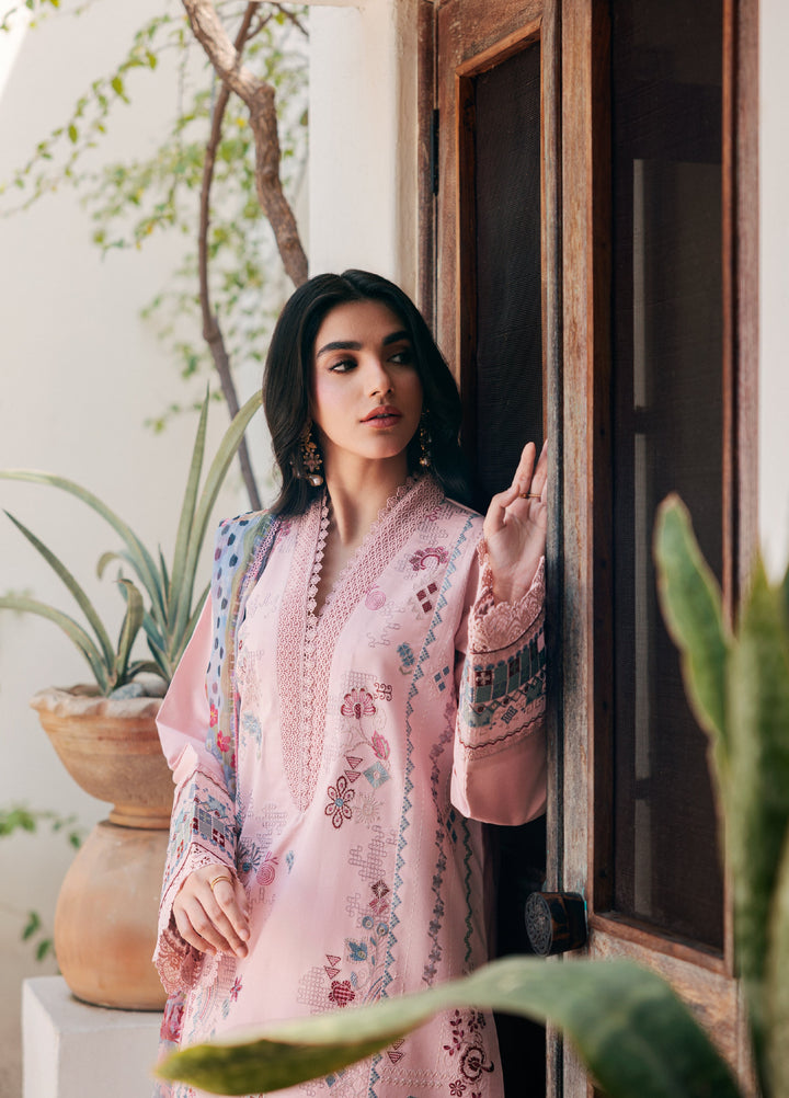 Zync by Florent Unstitched Embroidered Lawn 3 Piece Suit FL26ULZ FZ-4A - Lawn Collection