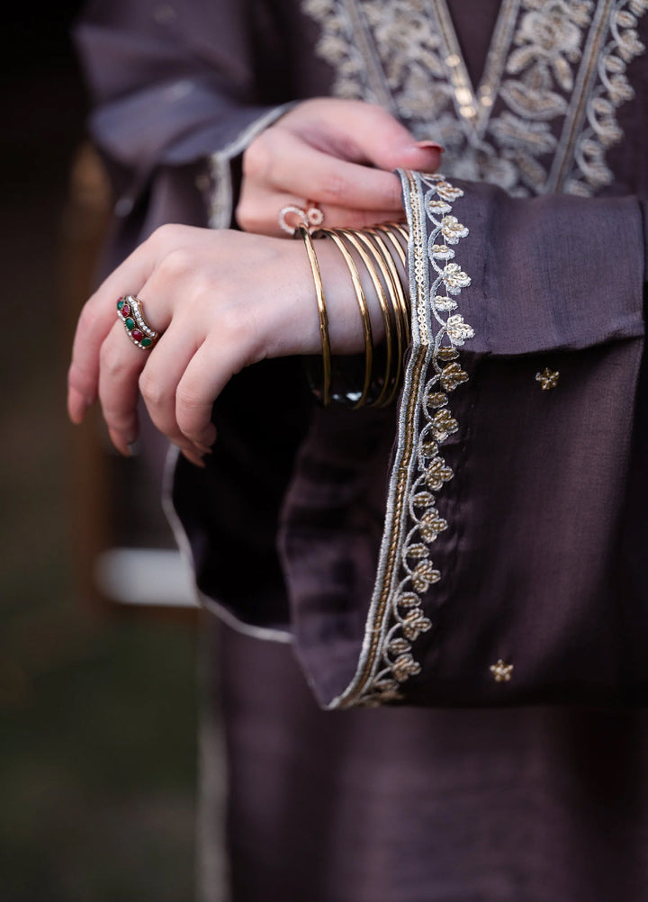 Sitaray by Reezas Women Pret Silk Embroidered 3 Piece saahil - Festive Collection