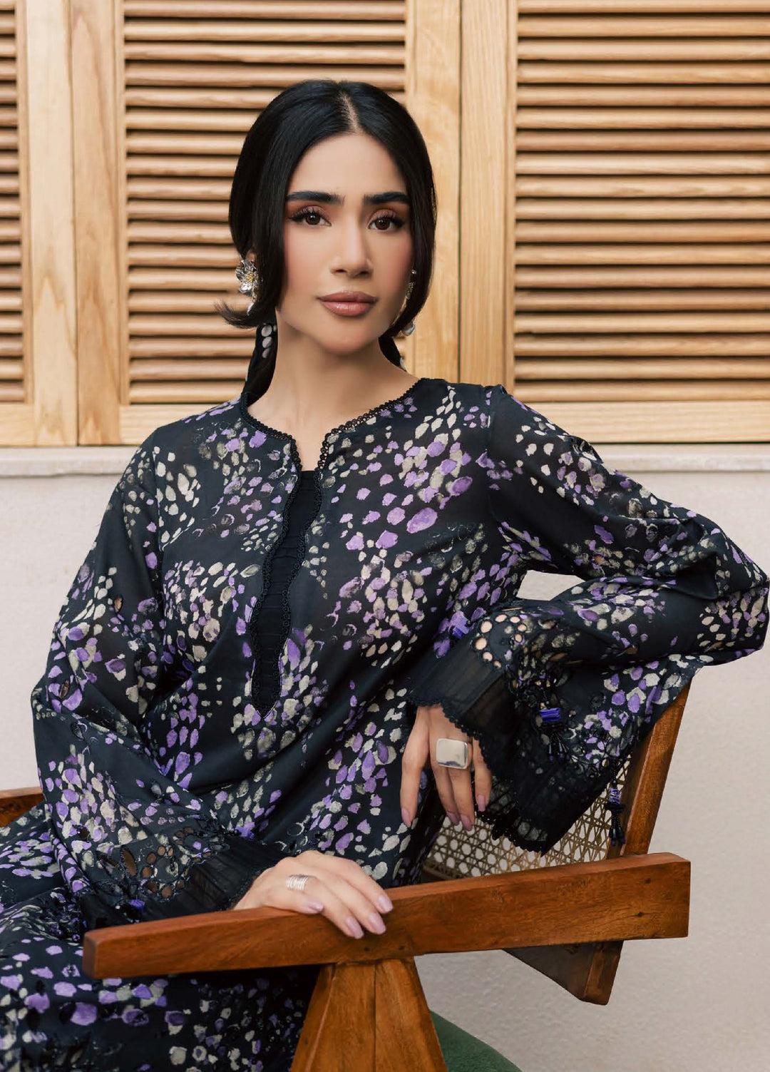 Ballerina by Nureh Unstitched Chikankari Embroidered Lawn 2 Piece Suit NU26UBCL NU2-211 - Summer Collection