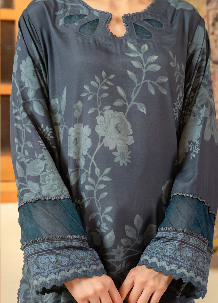 Mah e Noor Intermix by Panache 3 Piece Khaddar Slate - Winter Collection