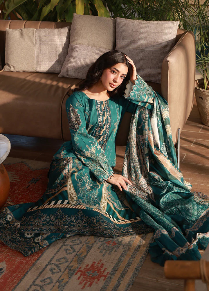 Delia by Gulaal Unstitched Embroidered Lawn 3 Piece Suit GL26UD D-4 Isla - Summer Collection