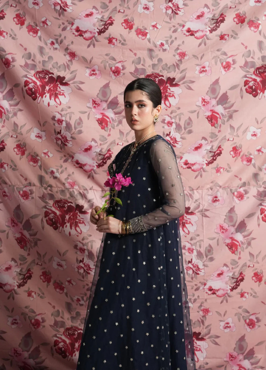 Koel by Jahaan RTW Embroidered Net 3 Piece Suit Zoor Festive Collection