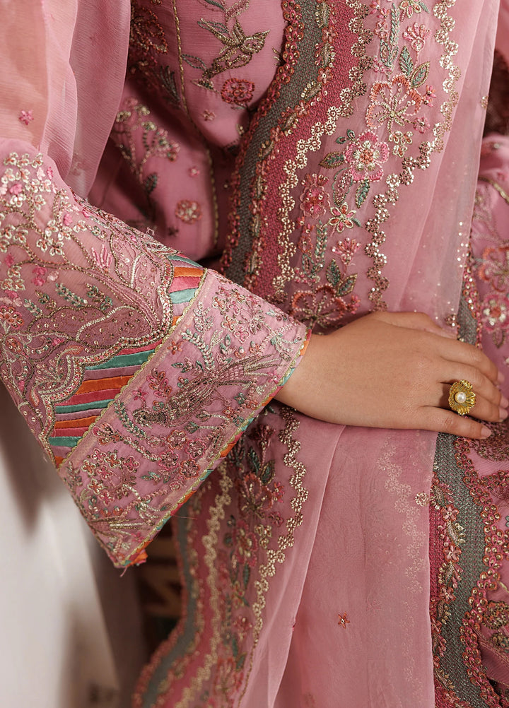 Nourah by Zarif Unstitched Embroidered Chiffon 3 Piece Suit ZR26UCN Nourah SHAYRA ZF/ZQH/SHAYRA 03 - Festive Collection