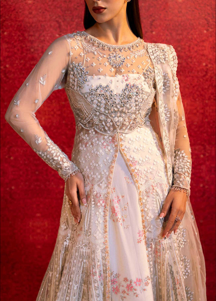 Zarmina by Zariya Unstitched Embroidered Bareeze Net 3 Piece Suit ZRY26UZ ZB50047 - Festive Collection
