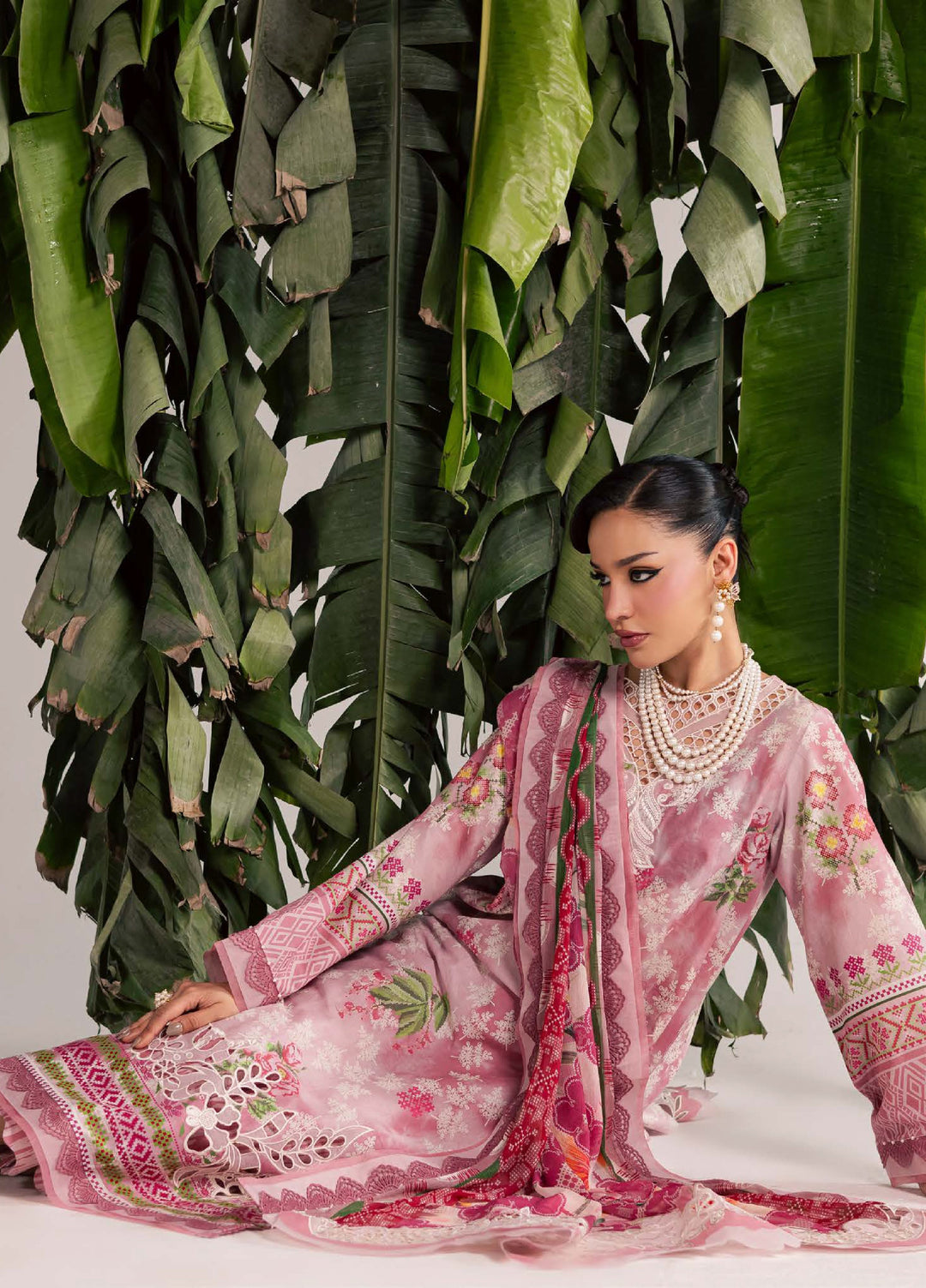 Daily Delight by Nureh Unstitched Embroidered Lawn 3 Piece Suit NU26UDDL DD-25 - Summer Collection