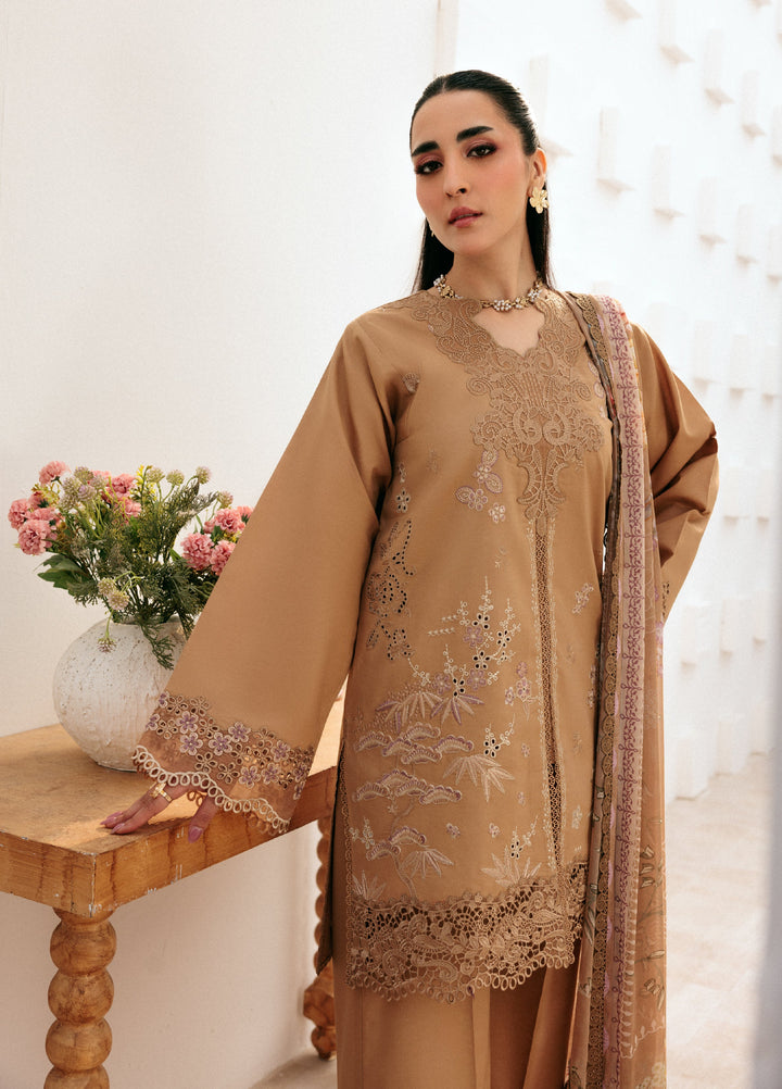 Zync by Florent Untitched Lawn Embroidered 3 Piece Suit FL26UZ FZ-7B - Summer Collection