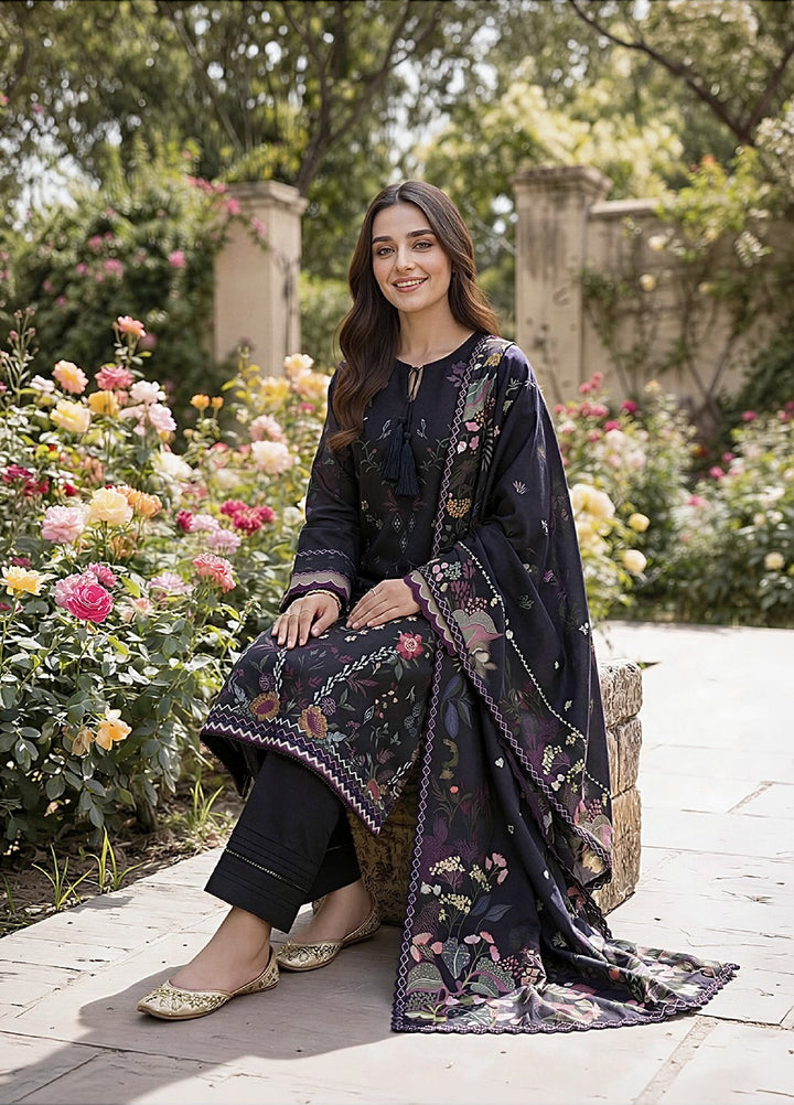 Zync by Florent Unstitched Printed Lawn 3 Piece Suit FL26UZPL FZ-08 - Summer Collection