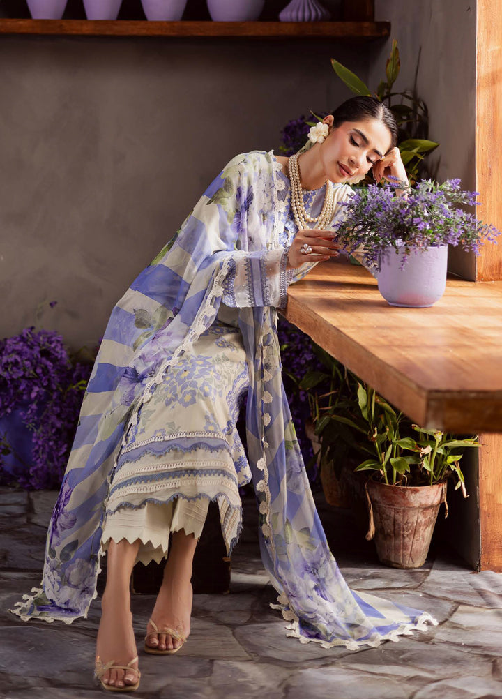 Signature Prints by Nureh Unstitched Printed Lawn 3 Piece Suit NU26USL SP-159 - Summer Collection