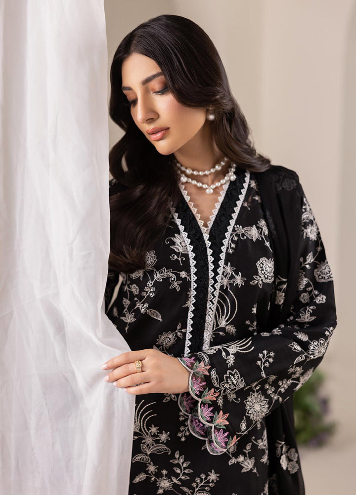 RajBari Exclusive Unstitched Embroidered Lawn 3 Piece Suit RB26UE D-10 - Summer Collection