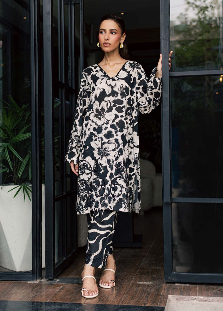 Ballerina by Nureh Unstitched Printed Chikankari  Lawn 2 Piece Suit NU26UBCL NU2-214 - Casual Collection