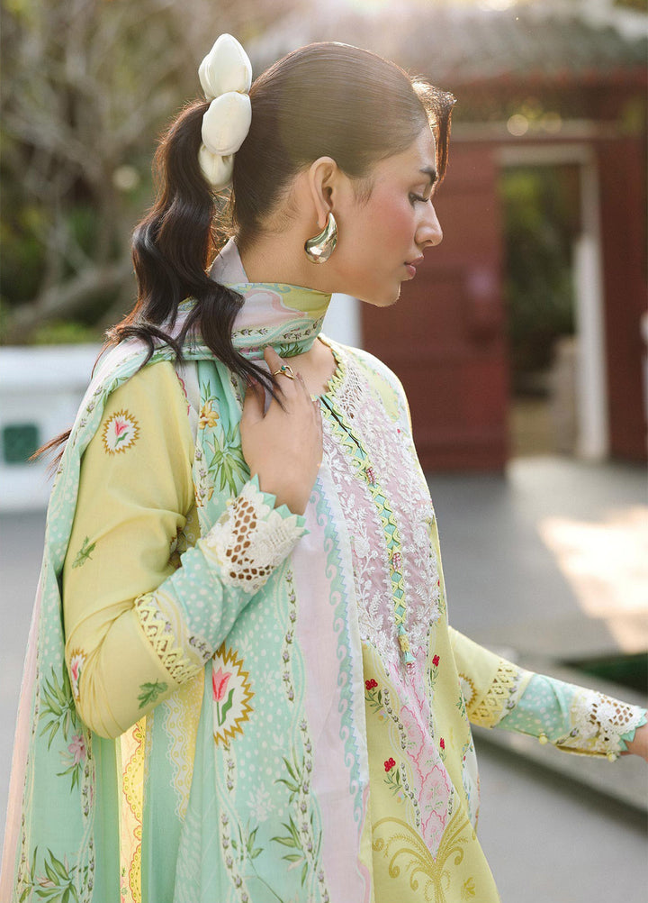 Q Prints by Qalamkar Unstitched Lawn Printed 3 Piece Suit QLK26QP Jovie - Summer Collection