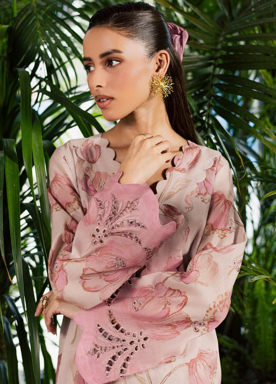 Ballerina by Nureh Unstitched Printed Chikankari Lawn 2 Piece Suit NU26UBCL NU2-215 - Casual Collection