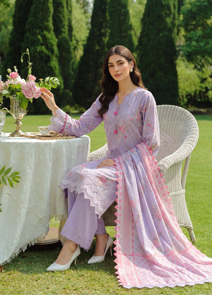 Zellbury Unstitched Embroidered Cotton 3 Piece Suit ZB26UCC WUS26E34097 - Casual Collection