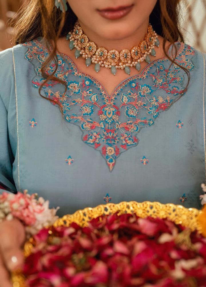 Omal by Komal Baat Paaki Women Dobby 3 Piece Pret Suit Hoorain - Festive Collection