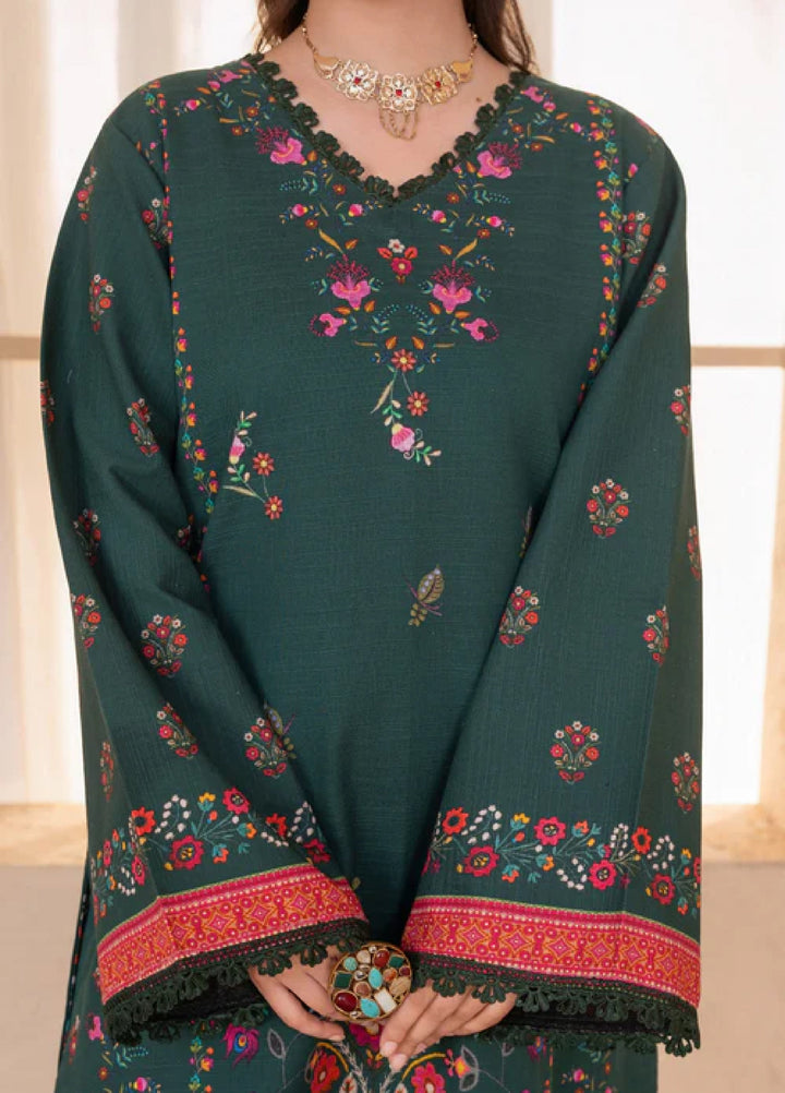 Jugnu by Chandan Nagri Women Pret Embroidered Khaddar 3 Piece Suit Neyla - Winter Collection