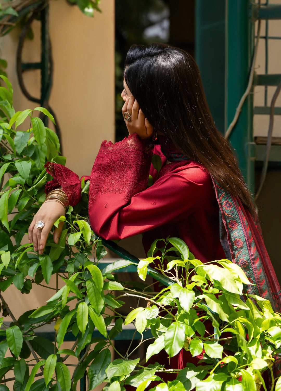 Rua by Casuallite Women Pret Premium Linen 3 Piece RUA-D01 - Winter Collection