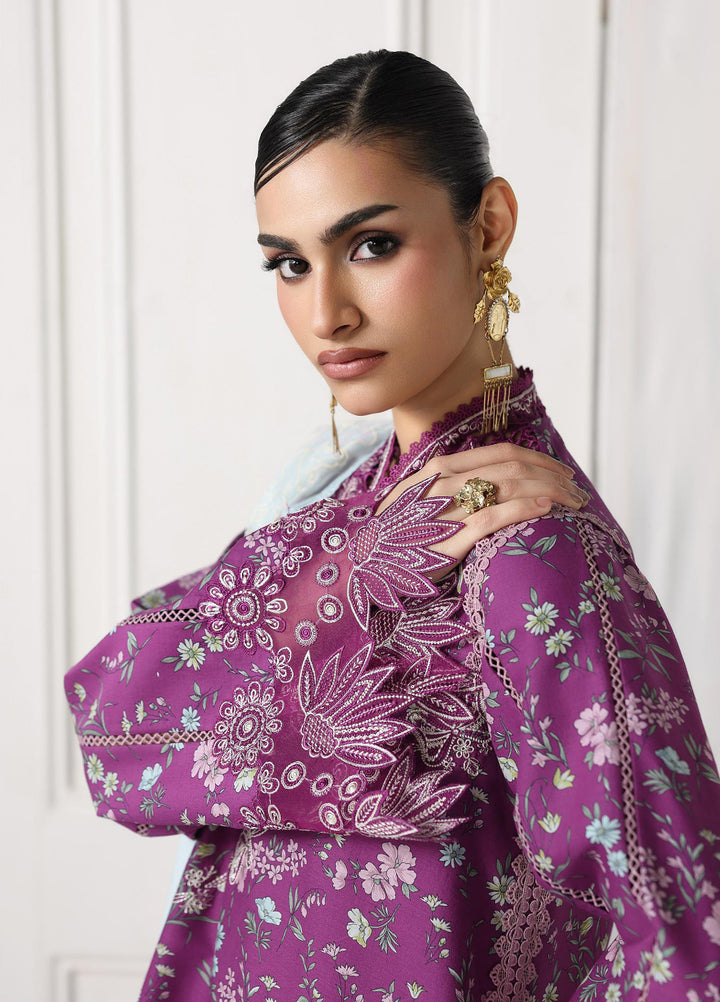 Q Prints by Qalamkar Unstitched Printed Lawn 3 Piece Suit QLK26UQL Brise QQP-09 (A) - Summer Collection