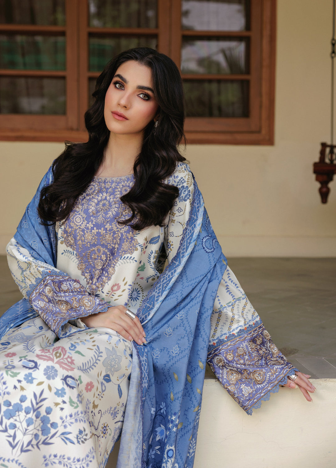 Zync by Florent Whispers Unstitched Embroidered Modal 3 Piece FL25WW FL-8A - Winter Collection