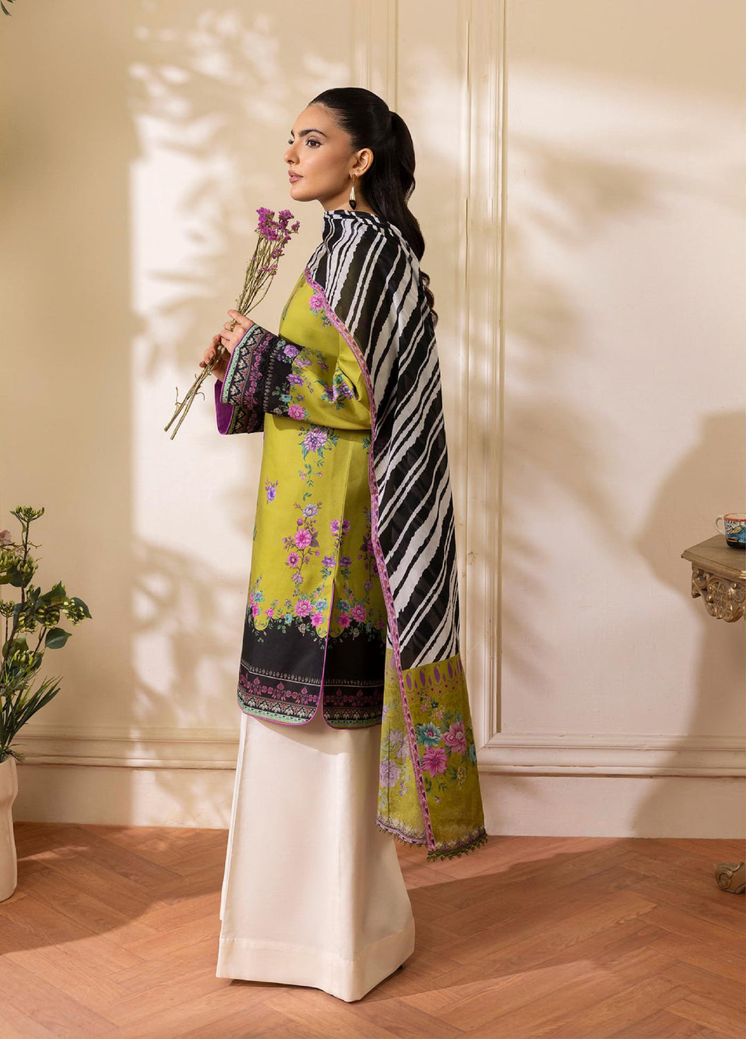 Nissa by RajBari Unstitched Printed Lawn 3 Piece Suit RB26ULN D-04 - Casual Collection