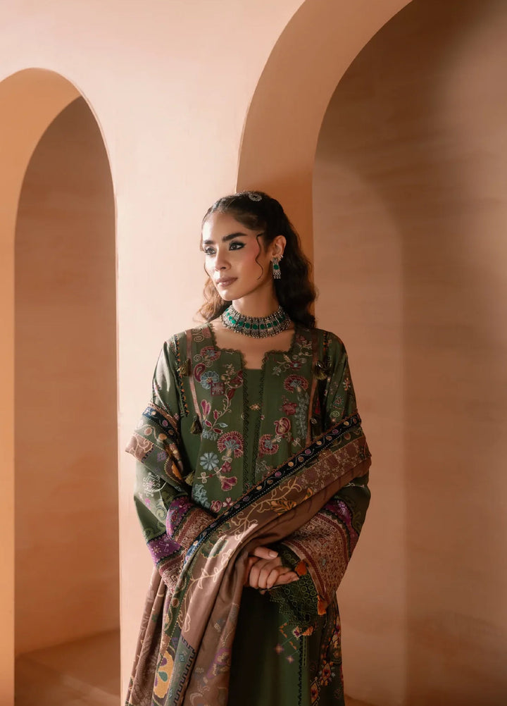 One Nation by Florent Unstitched Embroidered Viscose 3 Piece Suit FL26UON Ember - Casual Collection