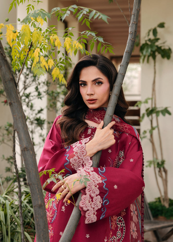 Zync by Florent Unstitched Embroidered Lawn 3 Piece Suit FL26ULZ FZ-7A - Lawn Collection