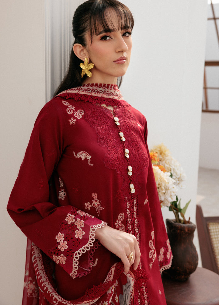 Zync by Florent Untitched Lawn Embroidered 3 Piece Suit FL26UZ FZ-7A - Summer Collection