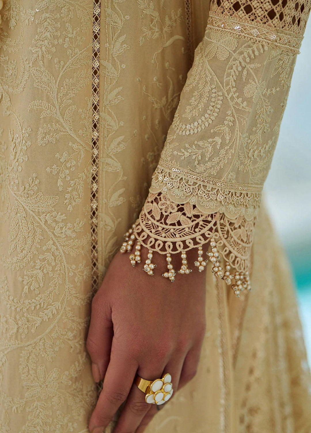 Sobia Nazir Unstitched Embroidered Luxury Lawn 3 Piece Suit SN26ULE D-03 A - Eid Collection