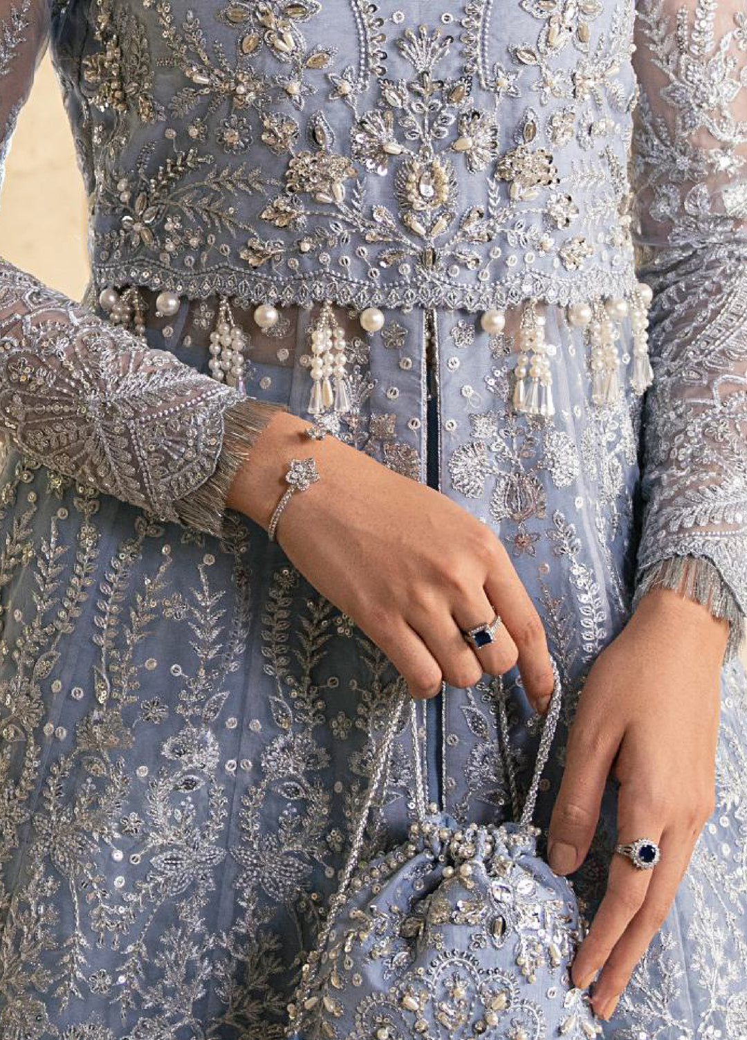 Azira by Gulaal Unstitched Luxury Embroidered Organza 3 piece GL25AF LFU-02 Zahira - Formals Collection