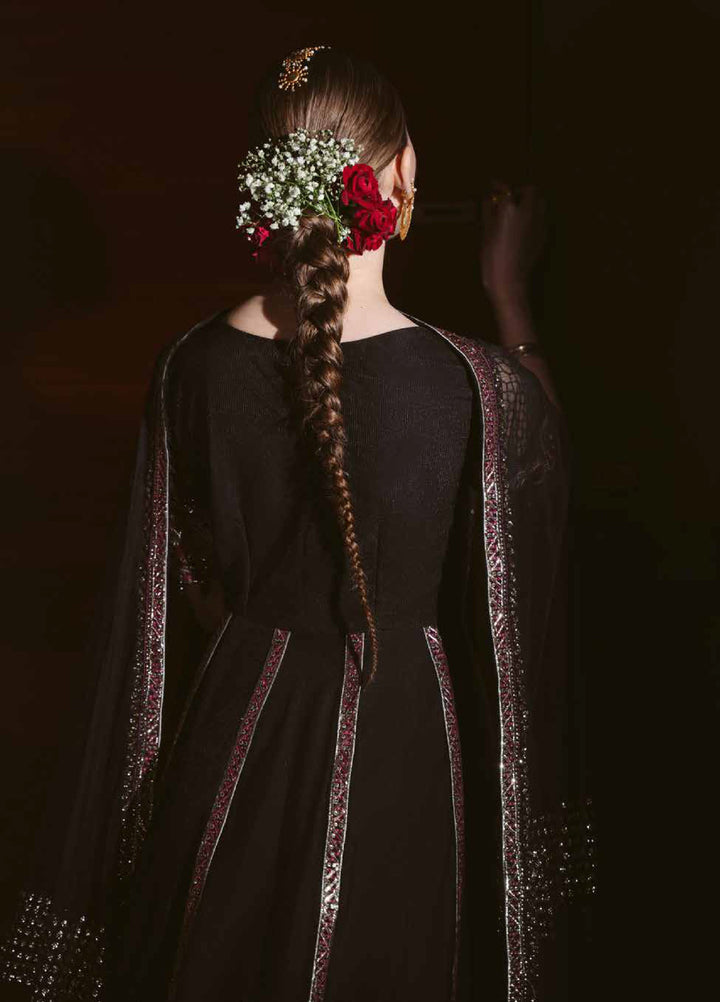 Elaya by Nureh Unstitched Embroidered Net 4 Piece Suit NU26UEF NEL-95 - Festive Collection