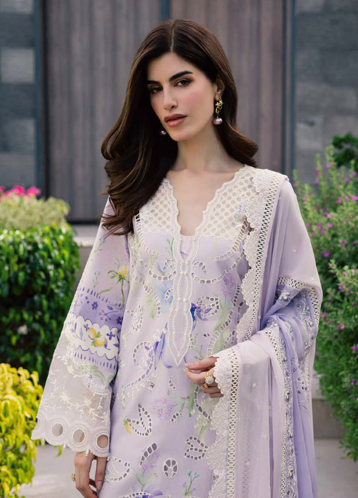 Lily May by Nureh Unstitched Embroidered Lawn 4 Piece Suit NU26ULL NE-258 - Eid Collection