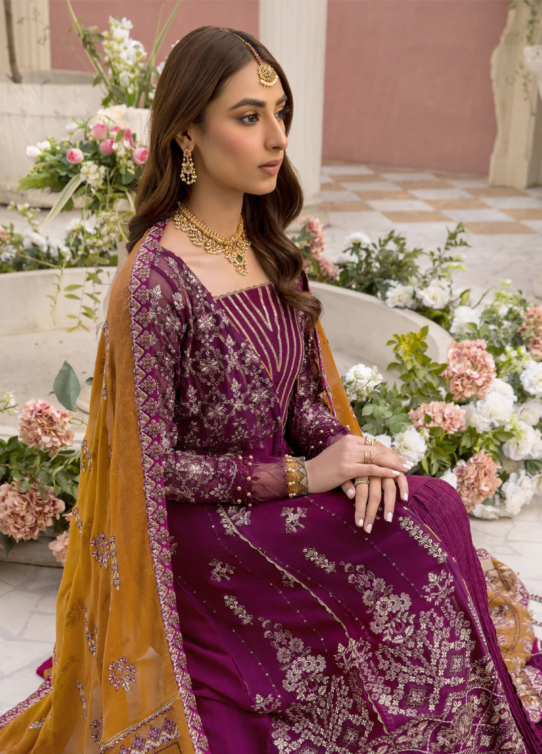 Xenia Formal Unstitched Luxury Chiffon Suits 3 Piece XE25FL Feeza - Formals Collection
