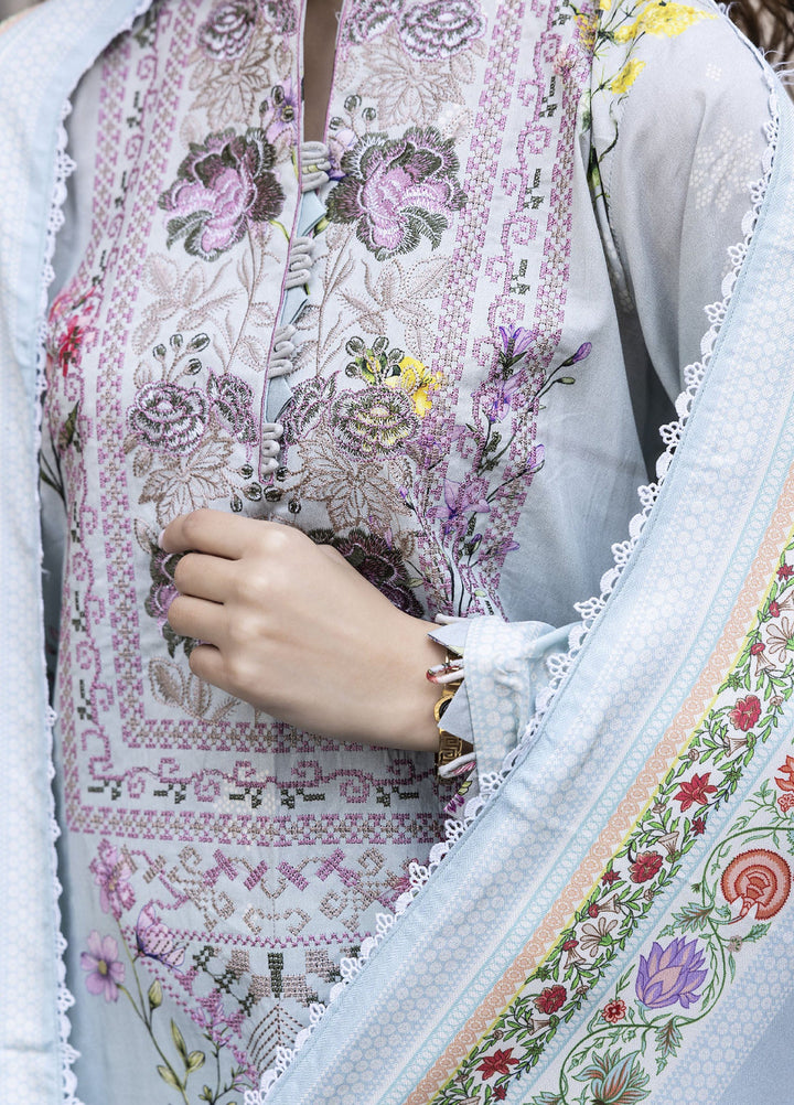 Meerak Women Pret Premium Embroidered Linen 3 Piece Sophia - Winter Collection