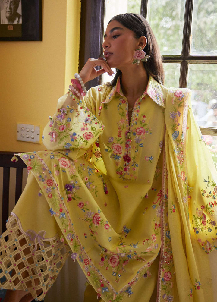 Wild Flower by Zaha Unstitched Embroidered Lawn 3 Piece Suit ZK26UWL ZF26-08 Queen Of The Andes - Festive Collection