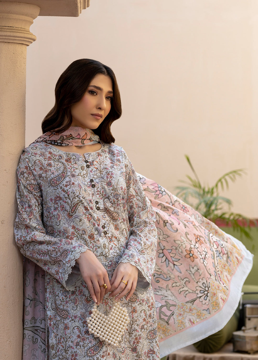 Salina by Regalia Textile Unstitched Printed Lawn 3 Piece Suit RG26PUS D-2 - Summer Collection