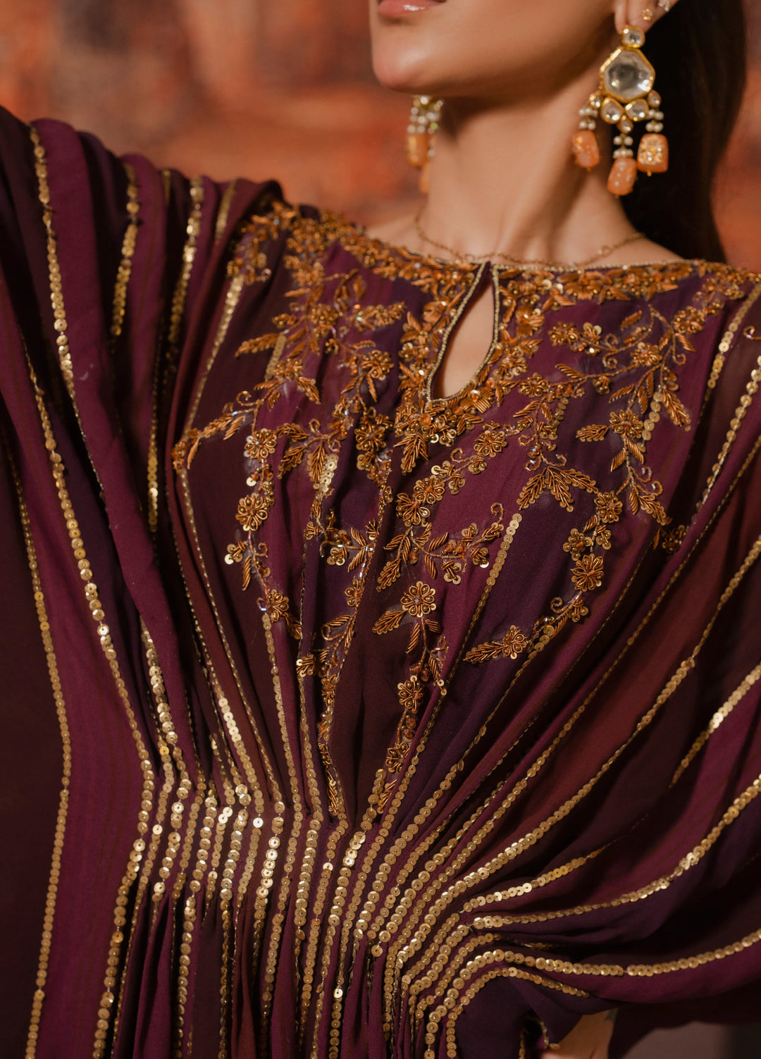 Lia by Miras Women Pret 3 Piece Embroidered Georgette Chiffon FAE - Festive Collection