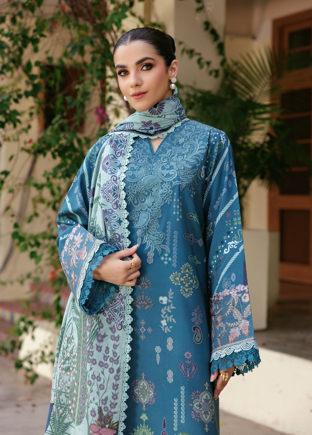 Zync by Florent Whispers Unstitched Embroidered Modal 3 Piece FL25WW FL-5B - Winter Collection