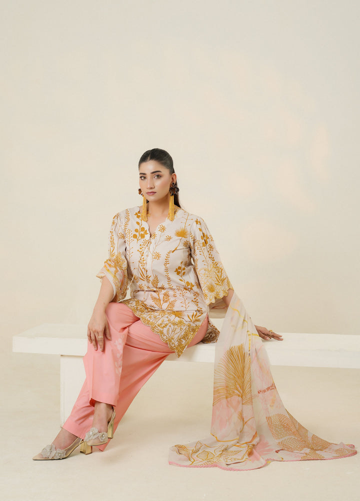 Zar e Jahan by Huma Gul Unstitched Printed Lawn 3 Piece Suit AYRAHG-903 - Casual Collection