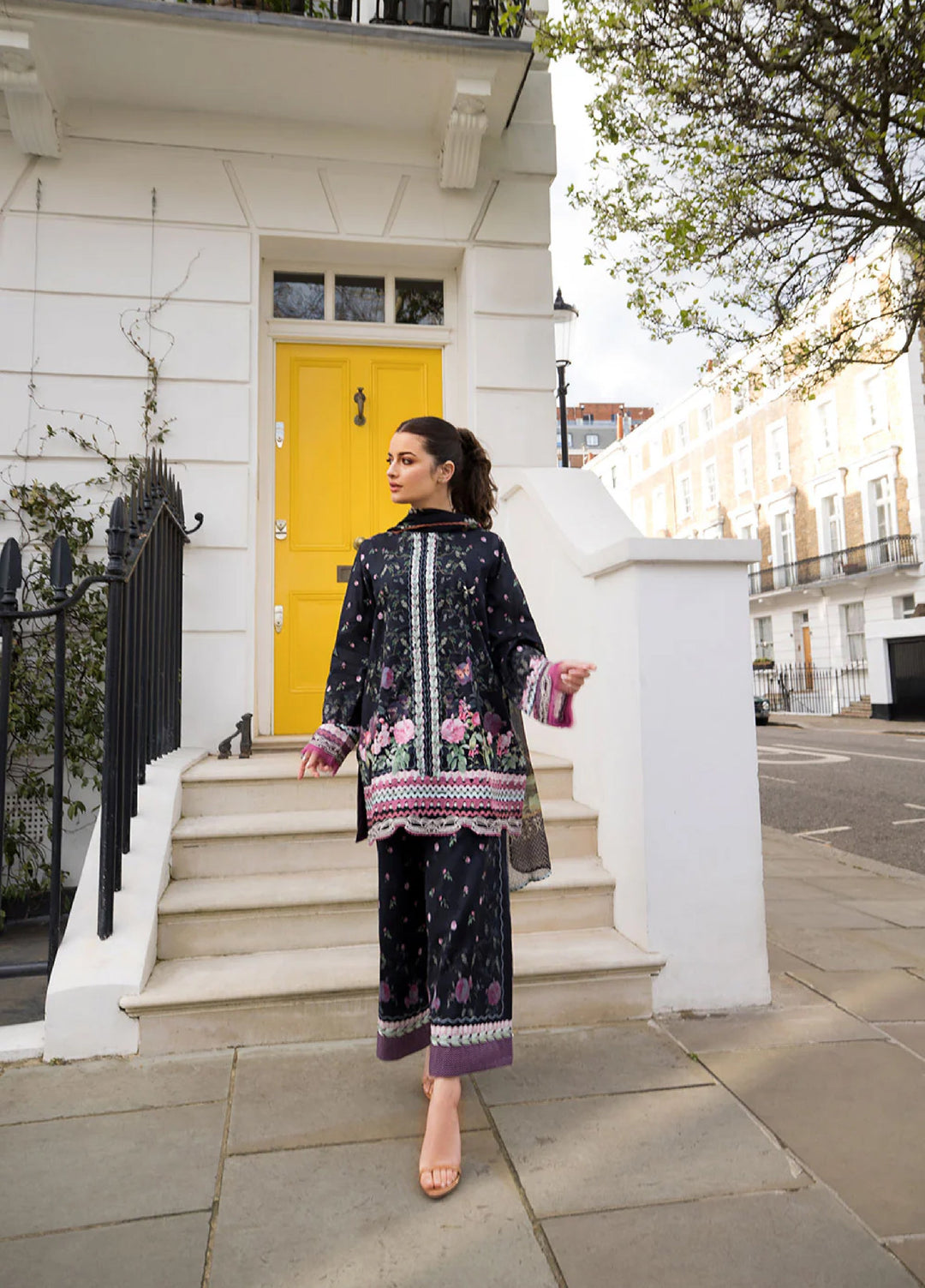 Sobia Nazir Prints Unstitched Embroidered Lawn 3 Piece Suit SN26UPL D-04B - Summer Collection