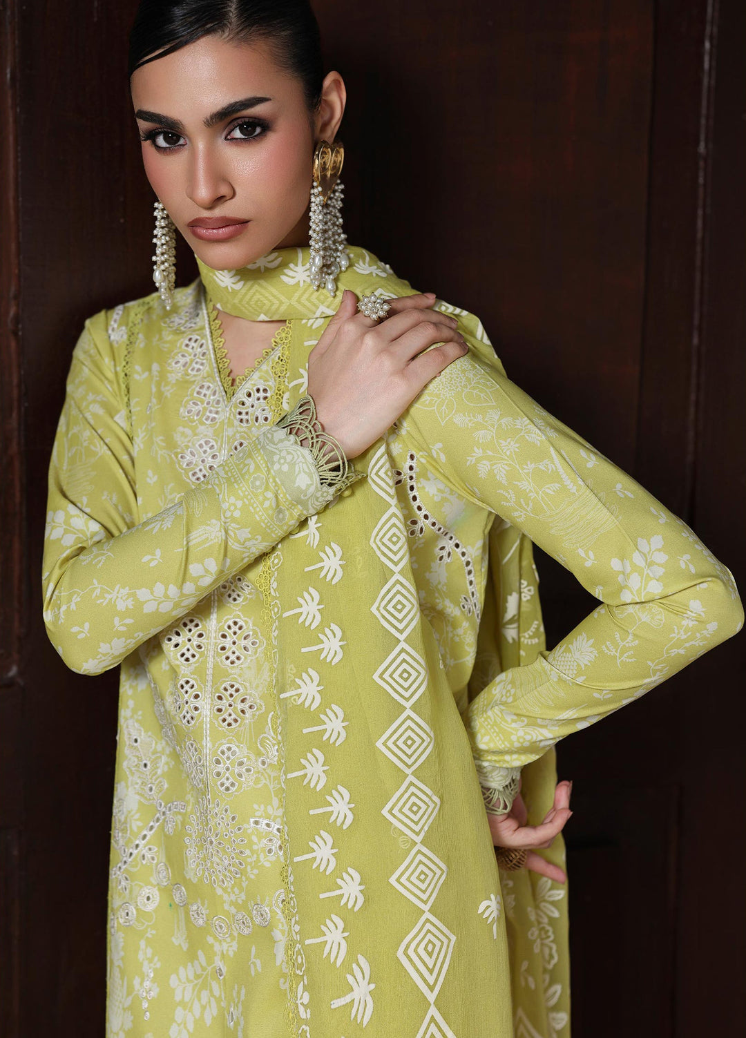 Q Prints by Qalamkar Unstitched Printed Lawn 3 Piece Suit QLK26UQL ZOHRА QQP-06 (B) - Summer Collection