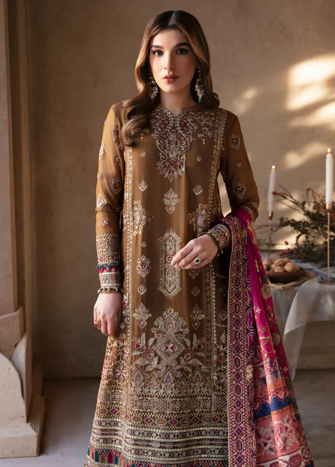 Xenia Formal Unstitched Luxury Chiffon Suits 3 Piece XE25FL Tuhi - Formals Collection