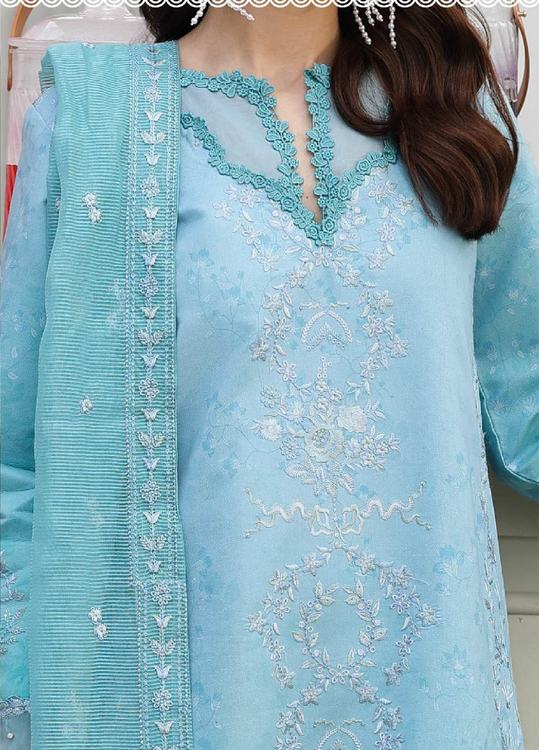 Florence by Rang Rasiya Unstitched Embroidered Lawn 3 Piece Suit RR26ULF Tara - Festive Collection