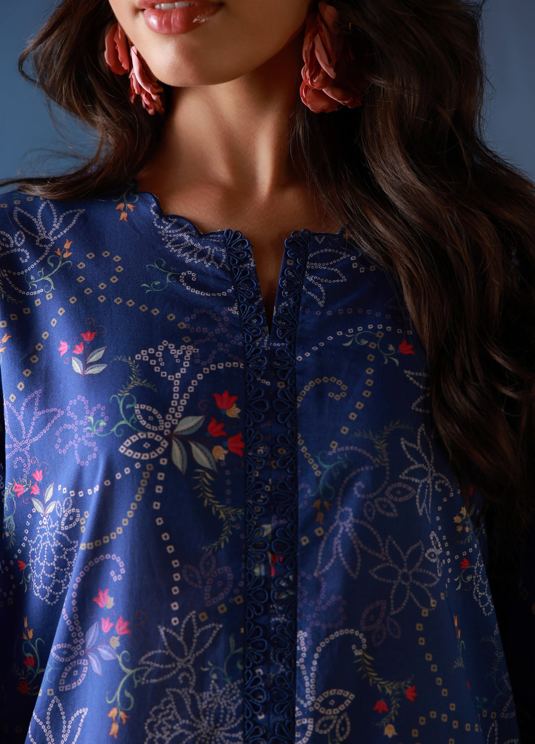 Mirha by Sahar Unstitched Printed Lawn 3 Piece Suit SS1-26-06 Bandhni delight - Summer Collection